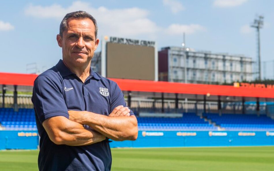 El entrenador del filial, Sergi Barjuan, técnico provisional del Barcelona