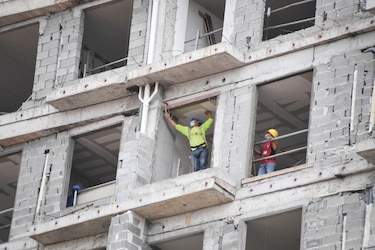 Permisos de construcción, un 40% por debajo de 2019