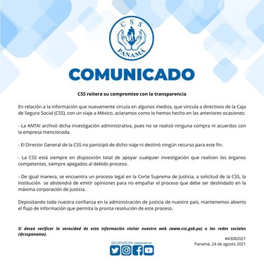 El procurador González abre proceso a Lau y 3 directivos, por el viaje a México; la CSS recurre a la Corte