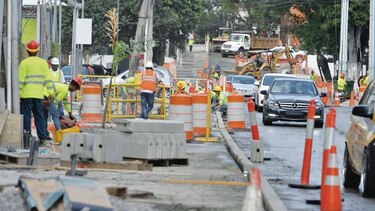 Renovación urbana en calle Uruguay, con avance de 30%