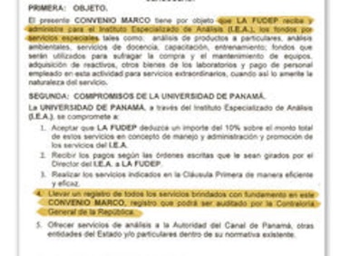 UP pactó desvío de fondos