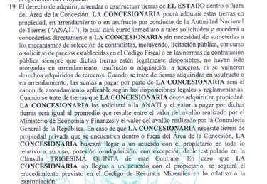 Puertos, energía y tierras, las prerrogativas que extendería el nuevo contrato minero