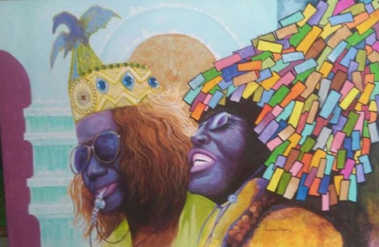 La etnia negra va a la galería