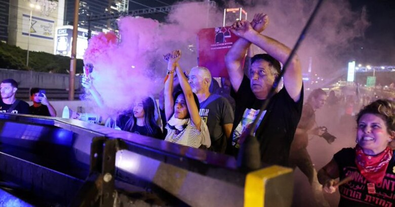 Miles de personas vuelven a manifestarse en Jerusalén en contra del Gobierno de Netanyahu