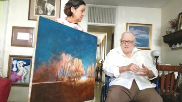 El maestro Mario Calvit dona obra