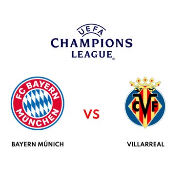 Duelo entre Villarreal y Bayern Múnich en el primer encuentro de la los cuartos de final de la Champions League