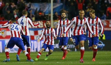 Atlético de Madrid logra el pase en la tanda de penaltis