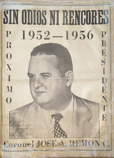 Policías, polleras y asesinato: la vida de José Antonio y el tratado Remón Eisenhower