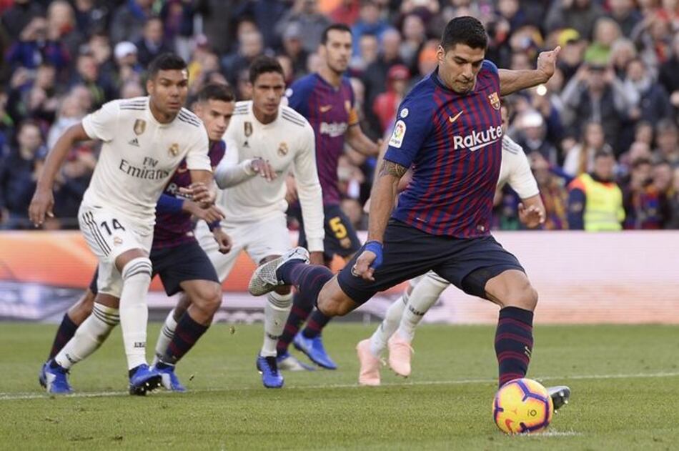 Barcelona golea 5-1 al Real Madrid con triplete de Luis Suárez