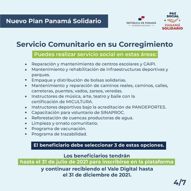 Servicio comunitario y capacitación, las opciones para recibir el vale digital; se exceptúan a personas con contratos suspendidos