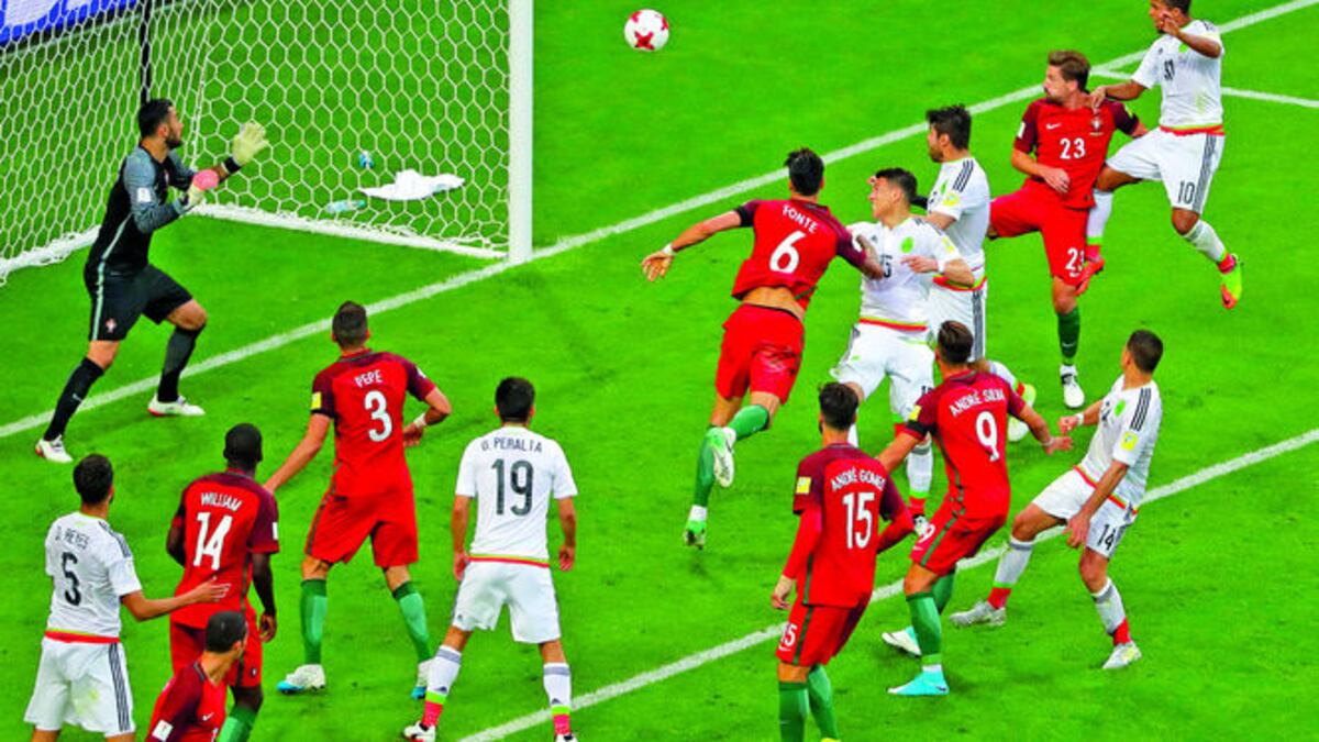 México y Portugal abrieron la fecha de ayer en el Kazán Arena.
