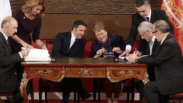 Italia y Chile firman acuerdo para evitar doble tributación