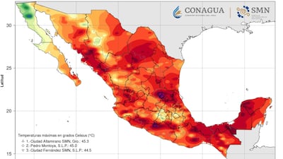 Qué es el domo de calor por el que México está teniendo altas temperaturas en casi todo el país