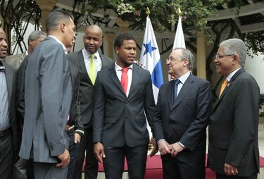 Florentino Pérez visita Panamá y habla de la superioridad de CR7
