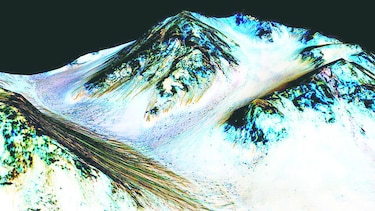 Hallazgos de agua en Marte