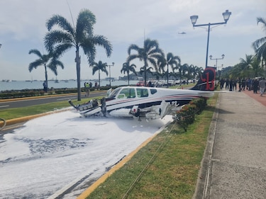 Reportan accidente de una aeronave en la Calzada de Amador; la AAC inicia investigación