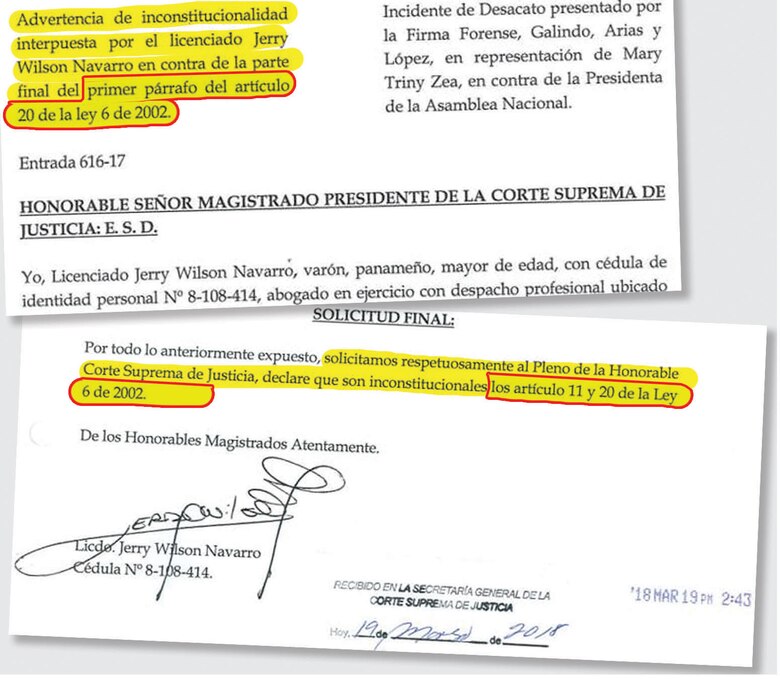 Asamblea demanda Ley de Transparencia