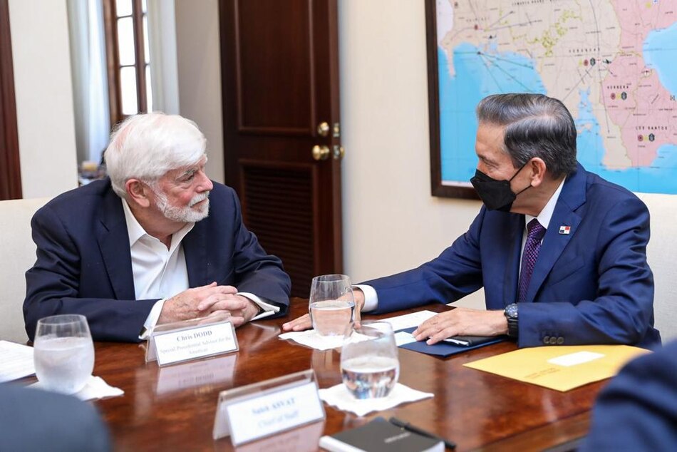 Cortizo se reúne con el asesor del presidente estadounidense Joe Biden