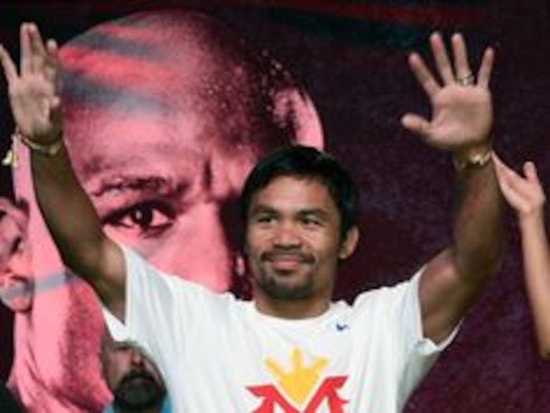 Mayweather Jr. y Pacquiao llegan a Las Vegas