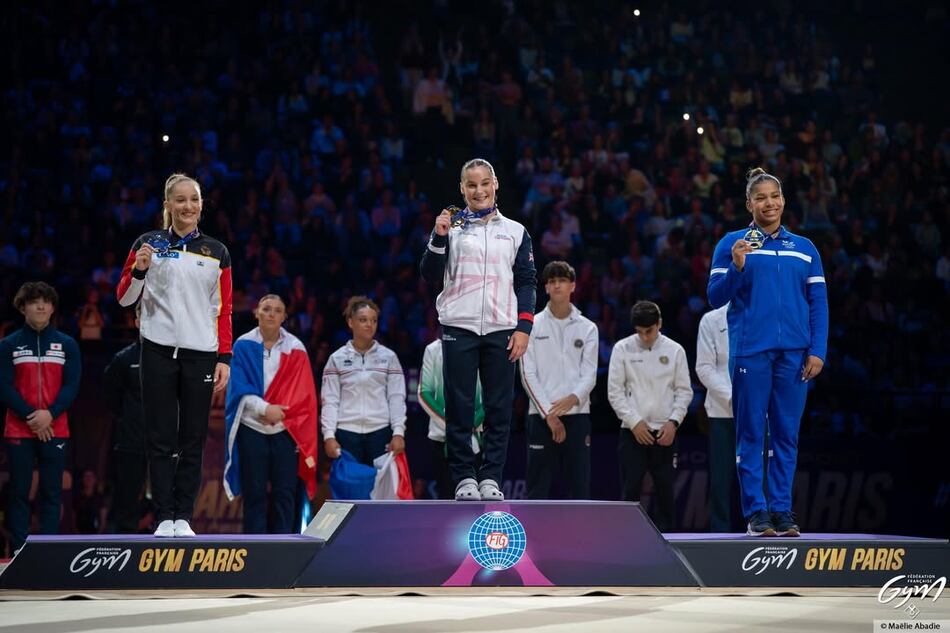 Karla Navas se lleva el bronce en la FIG World Challenge Cup 2025