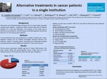 Pacientes de cáncer con alto nivel educativo y económico tienden a recurrir a lo natural