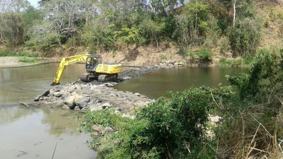 Represan el río La Villa para evitar desabastecimiento de agua potable