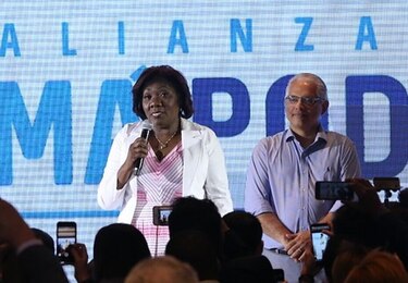 Nilda Quijano, la compañera de fórmula del candidato presidencial José Isabel Blandón