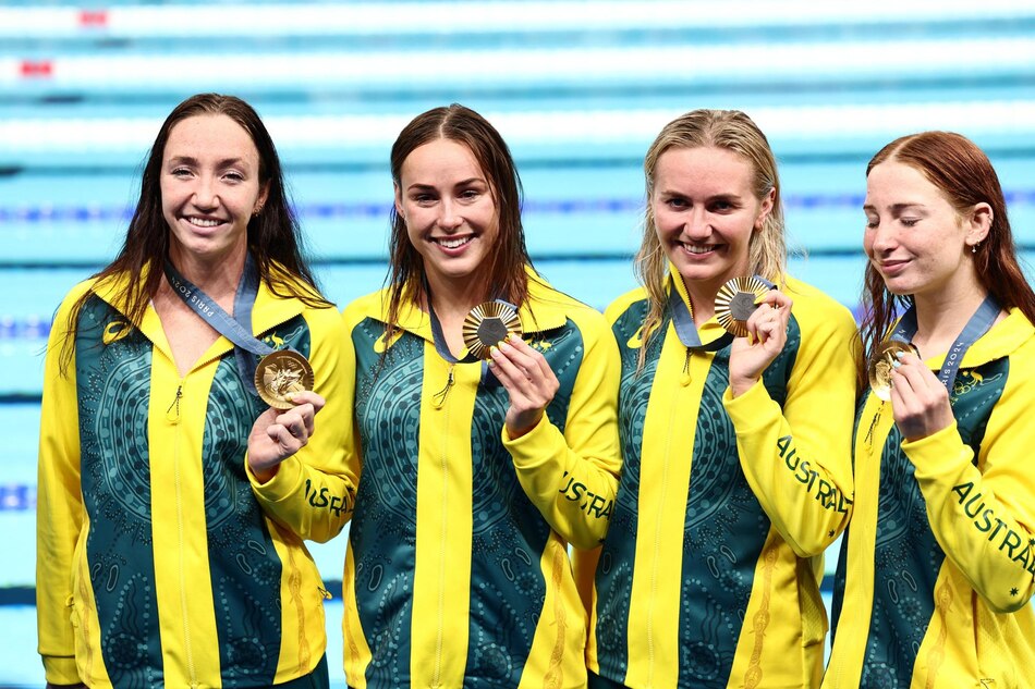 Una sensacional Ariarne Titmus conduce a Australia al oro en el relevo femenino de 4x200 e impone récord olímpico