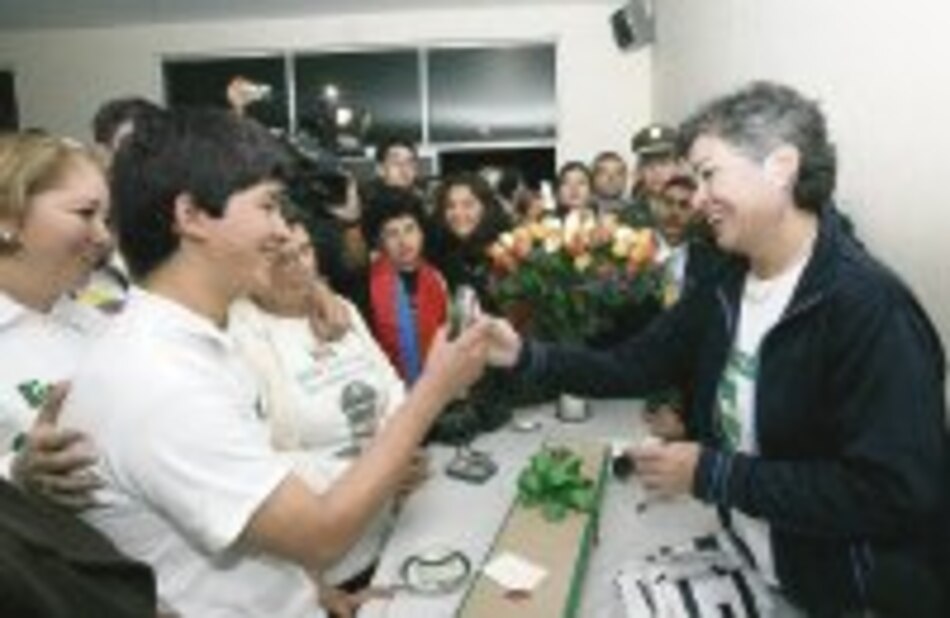 Liberada trajo pruebas de vida