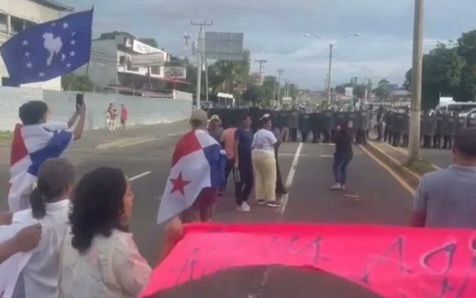 Se intensifican las protestas en Santiago y Chiriquí en rechazo al contrato minero