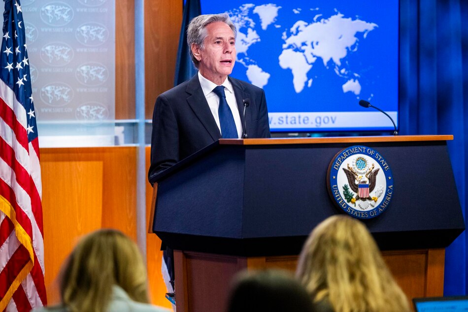 Blinken promete a González Urrutia y a Machado que defenderá la ‘democracia’ en Venezuela