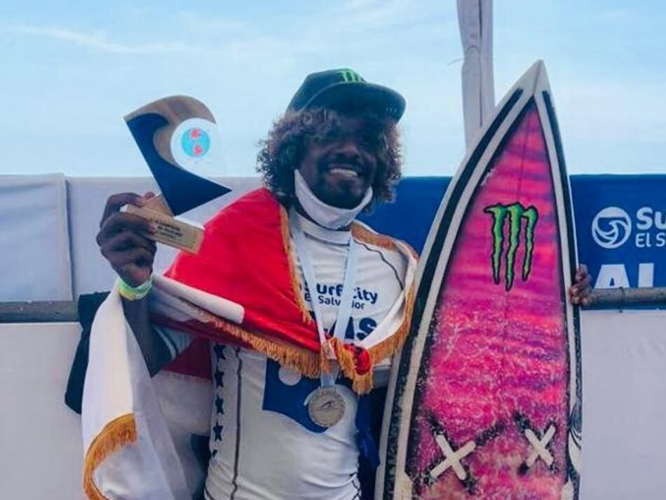 Panameño logra el subcampeonato latinoamericano de surf
