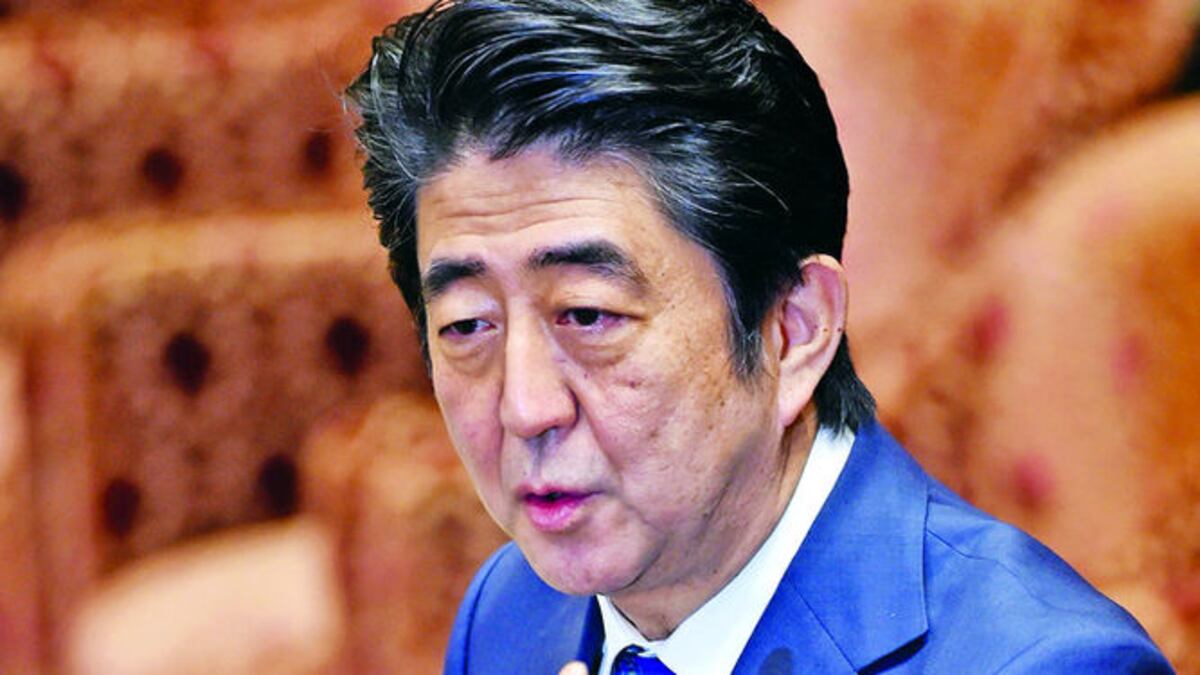 Shinzo AbeAFP