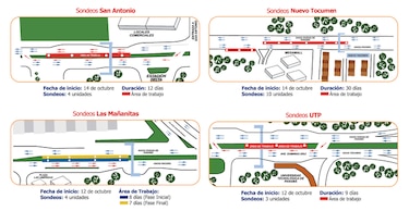 Este lunes continuarán los estudios geotécnicos de la línea 2 del Metro