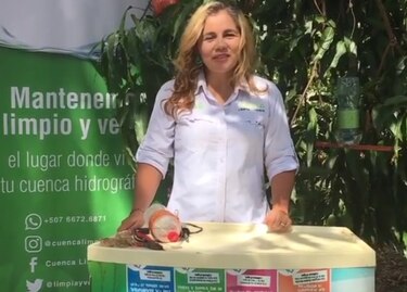 Instan a pobladores de Azuero a sumarse al reciclaje para proteger la cuenca del río La Villa