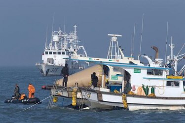 Cifra de muertos en naufragio de ferry en Corea del Sur sube a 140