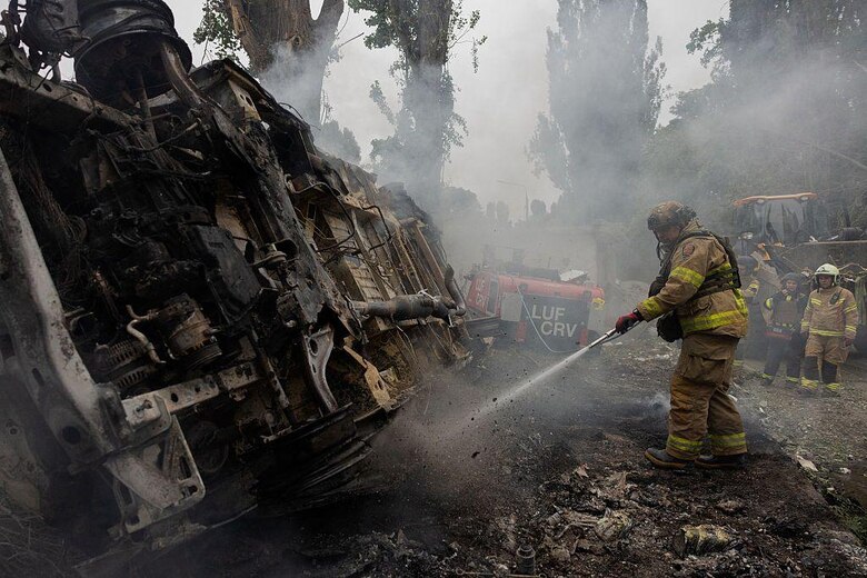 El gráfico que muestra cómo Rusia ha doblado sus ataques aéreos en Ucrania desde que Trump regresó al poder