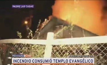 Desconocidos queman 16 iglesias católicas y evangélicas en Chile; fiscalía investiga a indígenas