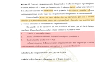 Revés: Ley de interés preferencial volverá al debate en la Asamblea con ‘fusión’ de propuestas