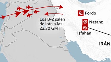 Los mapas y gráficos que muestran cómo fue ‘Martillo de Medianoche’, la operación militar de Estados Unidos contra Irán