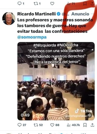 Martinelli, asilado pero sin freno, desafía la legalidad y agita el panorama político