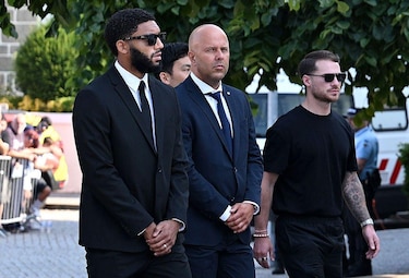 Las conmovedoras imágenes del funeral de Diogo Jota y su hermano André Silva