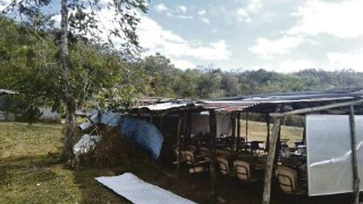 La comarca Ngäbe Buglé, Panamá Oeste, Veraguas y Coclé tienen aulas rancho. CORTESÍA