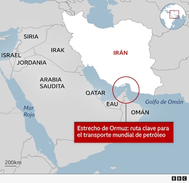 Los mapas que muestran el impacto en Medio Oriente del conflicto entre Israel y Estados Unidos e Irán