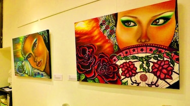Panameña expone en Madrid