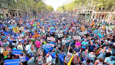 ‘No tengo miedo’: grito de miles en Barcelona