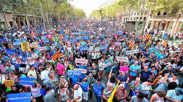 ‘No tengo miedo’: grito de miles en Barcelona