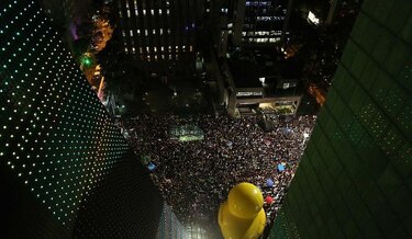 Protestas contra Rousseff y Lula da Silva en nueve estados de Brasil