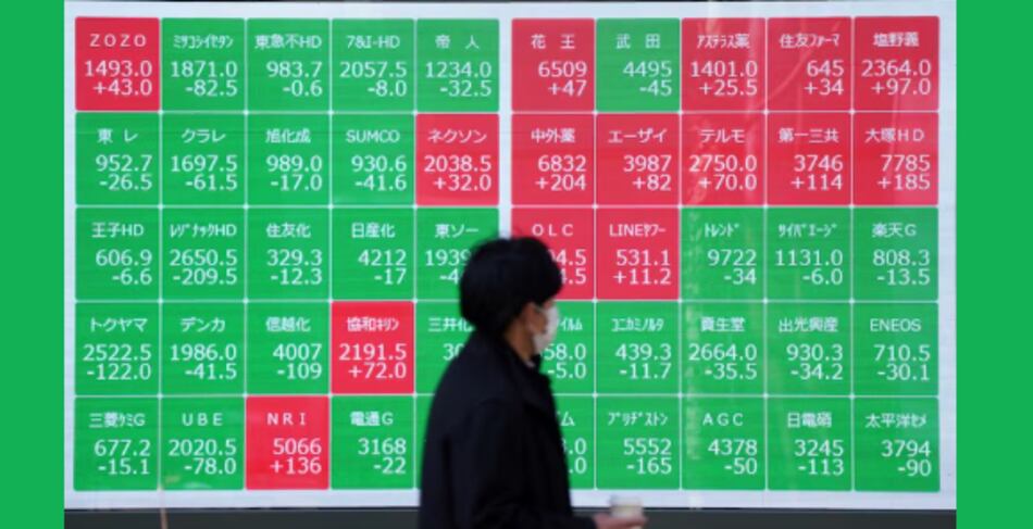 Las bolsas del Sudeste Asiático registran fuertes caídas ante el temor a una recesión global