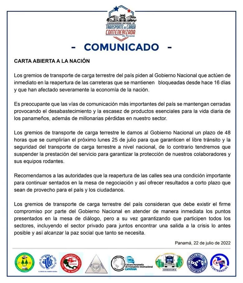 Conductores deciden atravesar bloqueo en Horconcitos; dos manifestantes resultan heridos